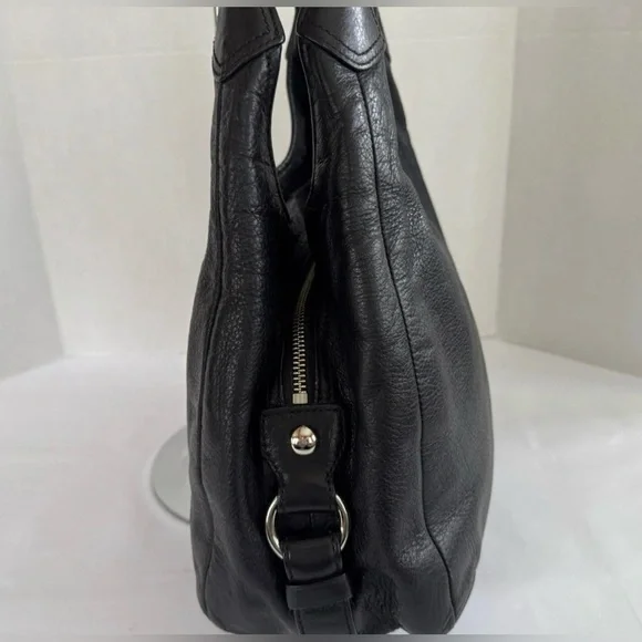 Coach G1271- 21225 Madison Maggie Black Leather Hobo Shoulder Tote Bag Supple - Picture 6 of 13